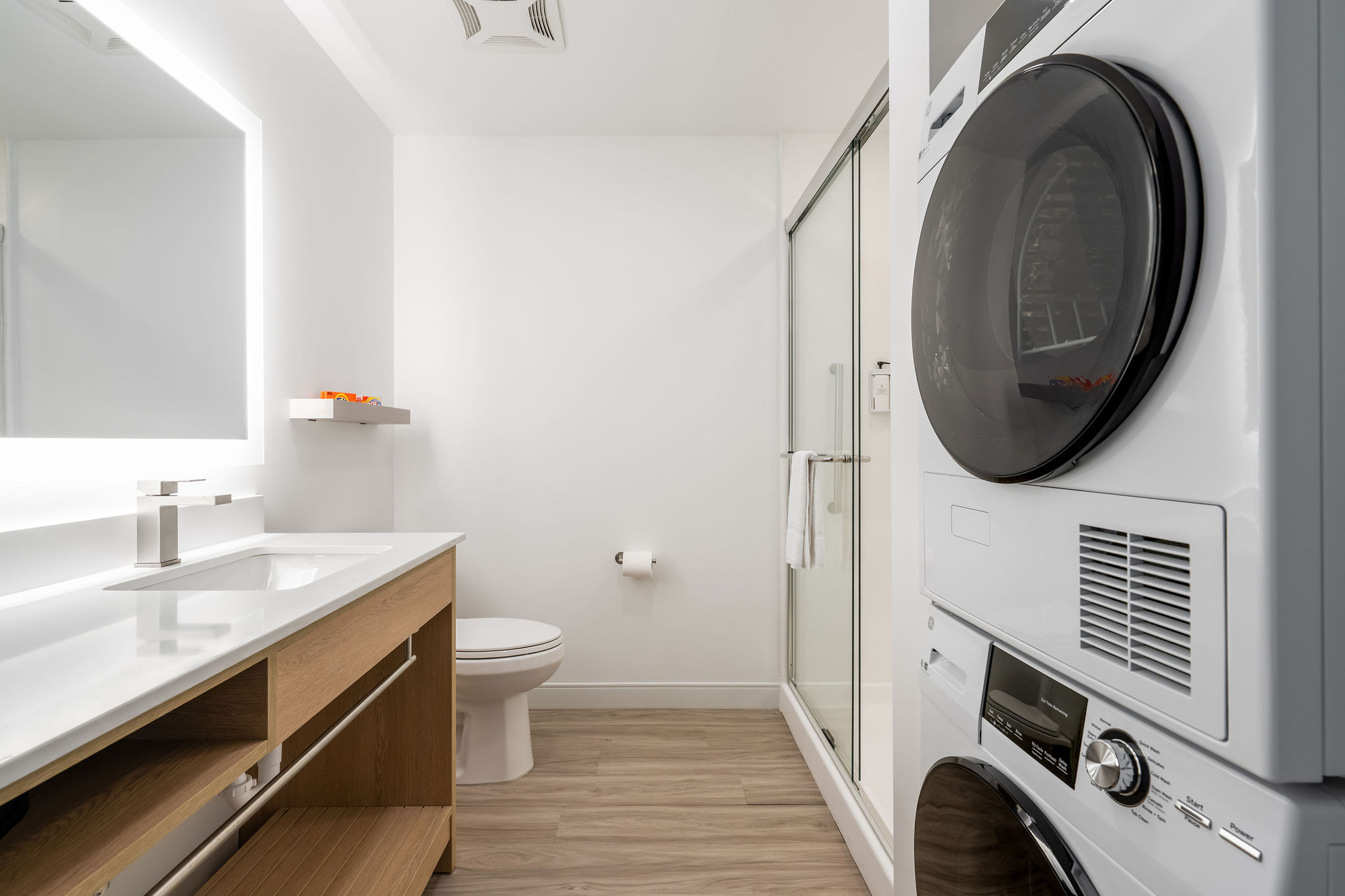 Double Queen room with in-suite laundry